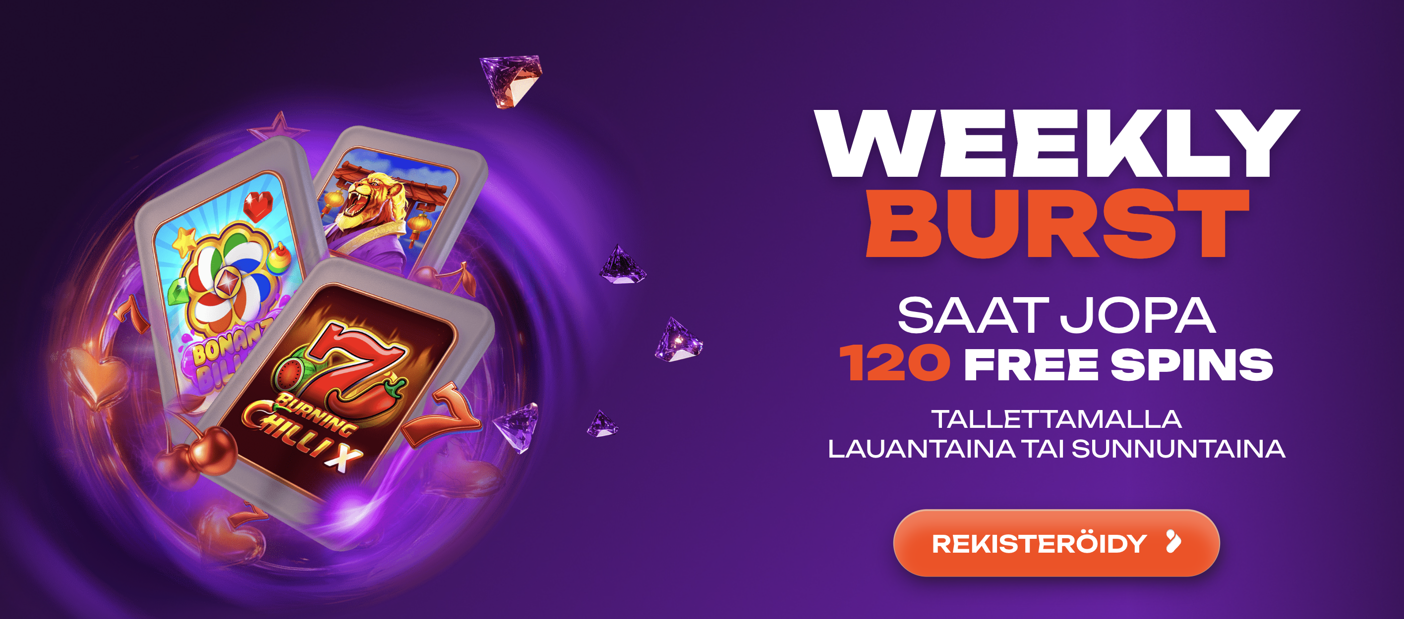 Esimerkki ilmaiskierrosten tarjouksesta nettikasinolla